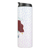 Modern Virgo Woman Zodiac Thermosbecher (Nach rechts gedreht)