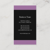 Modern Visitenkarte (Rückseite)