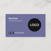 Modern Visitenkarte (Rückseite)