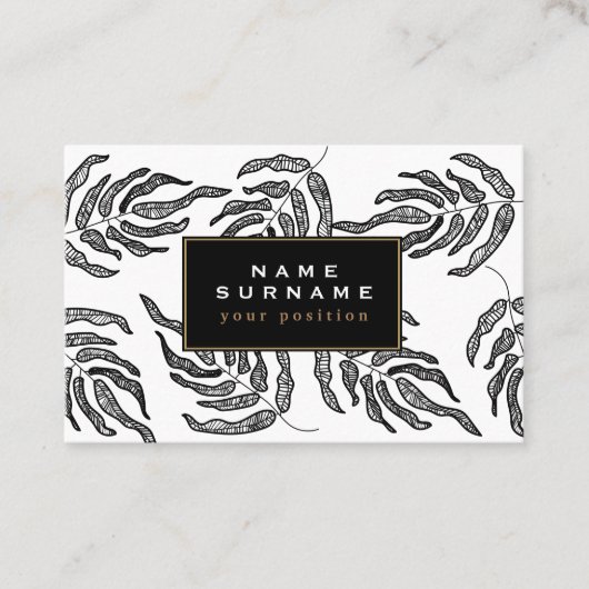 Modern Visitenkarte (Vorderseite)