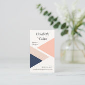 Modern Visitenkarte (Stehend Vorderseite)