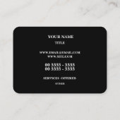 Modern Visitenkarte (Rückseite)