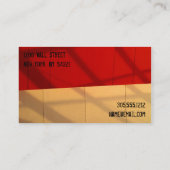 Modern ~ Visitenkarten Visitenkarte (Rückseite)