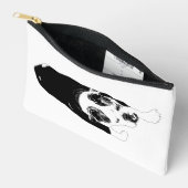 Modern Walk Dog Energizes Seasonal Travel Care Zubehörtasche (Offen)