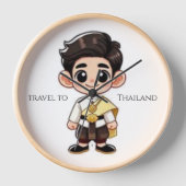 Modern Wall Clock – Silent Non-Ticking Design for  Uhr (Vorderseite)