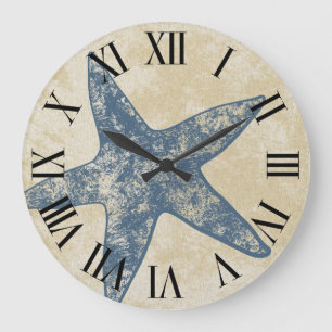 Modern Wall Clock - Starfish Clock Große Wanduhr
