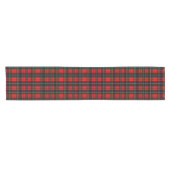 Modern Wallace Red Scottish Tartan Plaid Kurzer Tischläufer (Horizontal)