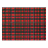 Modern Wallace Red Scottish Tartan Plaid Pattern Tischdecke (Vorderseite (Horizontal))