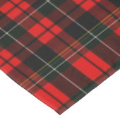 Modern Wallace Red Scottish Tartan Plaid Pattern Tischdecke (Schrägansicht)