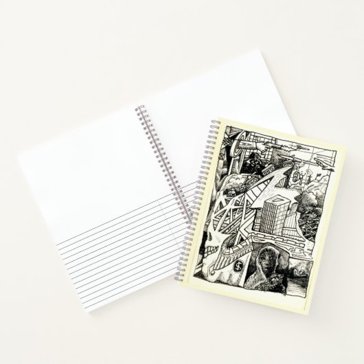 "Modern Warfare", ein farblich zeichnend Notebook Notizblock (Innenseite)