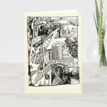 "Modern Warfare", Tinte zeichnend Karte