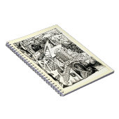 "Modern Warfare"-Tinte zeichnend Spiral-Foto-Noteb Notizblock (Rechte Seite)