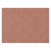 Modern Warped Grid | Minimalist Fluid Geometric Tischdecke (Vorderseite (Horizontal))