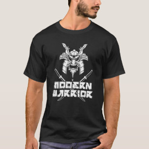 Modern Warrior Samurai japanische Maske T-Shirt