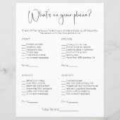 Modern, was auf dem Handy-Brautparty zu hören ist (Vorderseite)