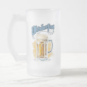 Modern Was Bär braut Mattglas Bierglas (Links)