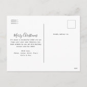 Modern Was für ein Jahr 12 FotoCollage Weihnachten (Rückseite)