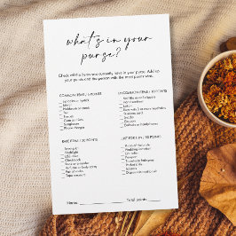 Modern, was in eurem Purse-Brautparty-Spiel steckt