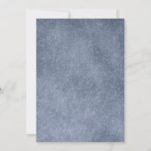 Modern Water Color Mauve Aquamarine Blumenhochzeit Einladung (Rückseite)