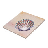 Modern watercolor background Seashell Painting Fliese (Seite)