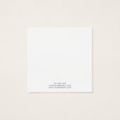 Modern Watercolor Blue Earring Display Cards (Rückseite)