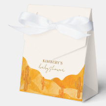 Modern Watercolor Boho Wüste Cactus Baby Shower