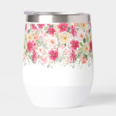 Modern Watercolor Bright Pink Floral Wedding (Rechts)