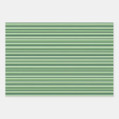 Modern Watercolor Christmas Green Tree Geschenkpapier Set (Vorderseite)