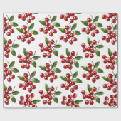 Modern Watercolor Christmas Wrapping Paper Geschenkpapier (Flach)