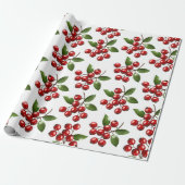 Modern Watercolor Christmas Wrapping Paper Geschenkpapier (Ungerollt)
