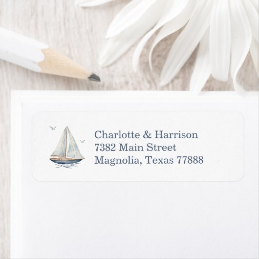 Modern Watercolor Coastal Seascape Wedding (Insitu)