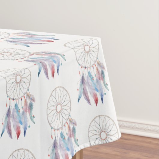 Modern Watercolor Dreamcatcher Baby Showthema Tischdecke (Beispiel)
