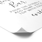 Modern Watercolor Eucalyptus Leaves Greenery Poster (Ecke)