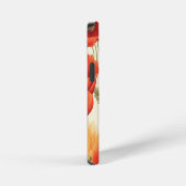 Modern Watercolor Flowers iPhone Hülle (Rechte Seite)