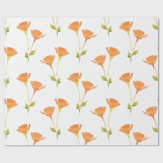 Modern Watercolor Geschenkpapier (Flach)