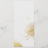 Modern Watercolor Gold Programm (Rückseite)