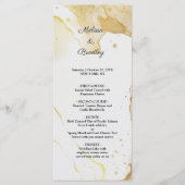 Modern Watercolor Gold Programm (Vorderseite)