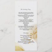 Modern Watercolor Gold Programm (Rückseite)