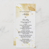 Modern Watercolor Gold Programm (Vorne/Hinten)