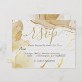 Modern Watercolor Gold UAWG Postcard Postkarte (Vorne/Hinten)