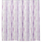 Modern Watercolor Lavender, Lilac, Blush Strokes | Duschvorhang (Vorderseite)