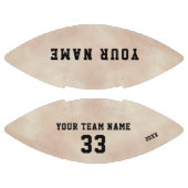 Modern Watercolor Name Name Team Football (Paneele)