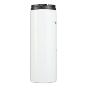 Modern Watercolor Owl Danke, Lehrer Thermosbecher (Rückseite)