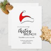 Modern Watercolor Red Truck Grün Weihnachten Party Einladung