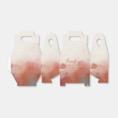 Modern Watercolor Terracotta Desert Boho Wedding Geschenkschachtel (Ungefaltet)