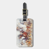 Modern Watercolor Wilde Pferde Gepäckanhänger (Vorderseite vertikal)