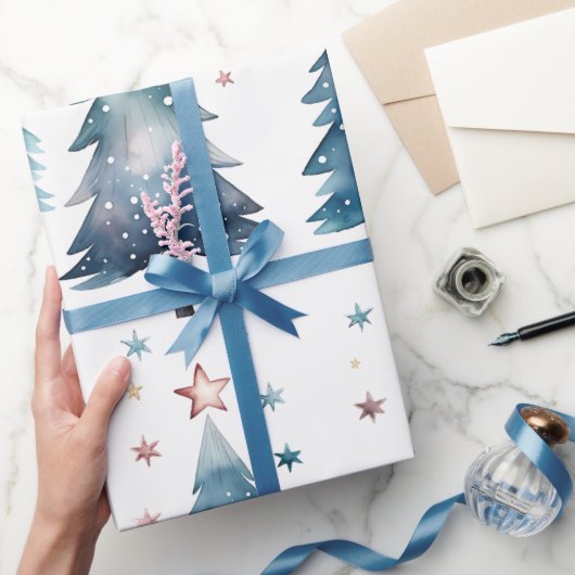 Modern Watercolor Wrapping Paper Geschenkpapier (Schenken)