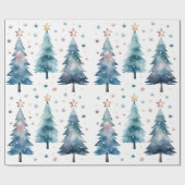 Modern Watercolor Wrapping Paper Geschenkpapier (Flach)