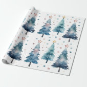 Modern Watercolor Wrapping Paper Geschenkpapier (Ungerollt)