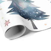 Modern Watercolor Wrapping Paper Geschenkpapier (Rolleneckpunkt)